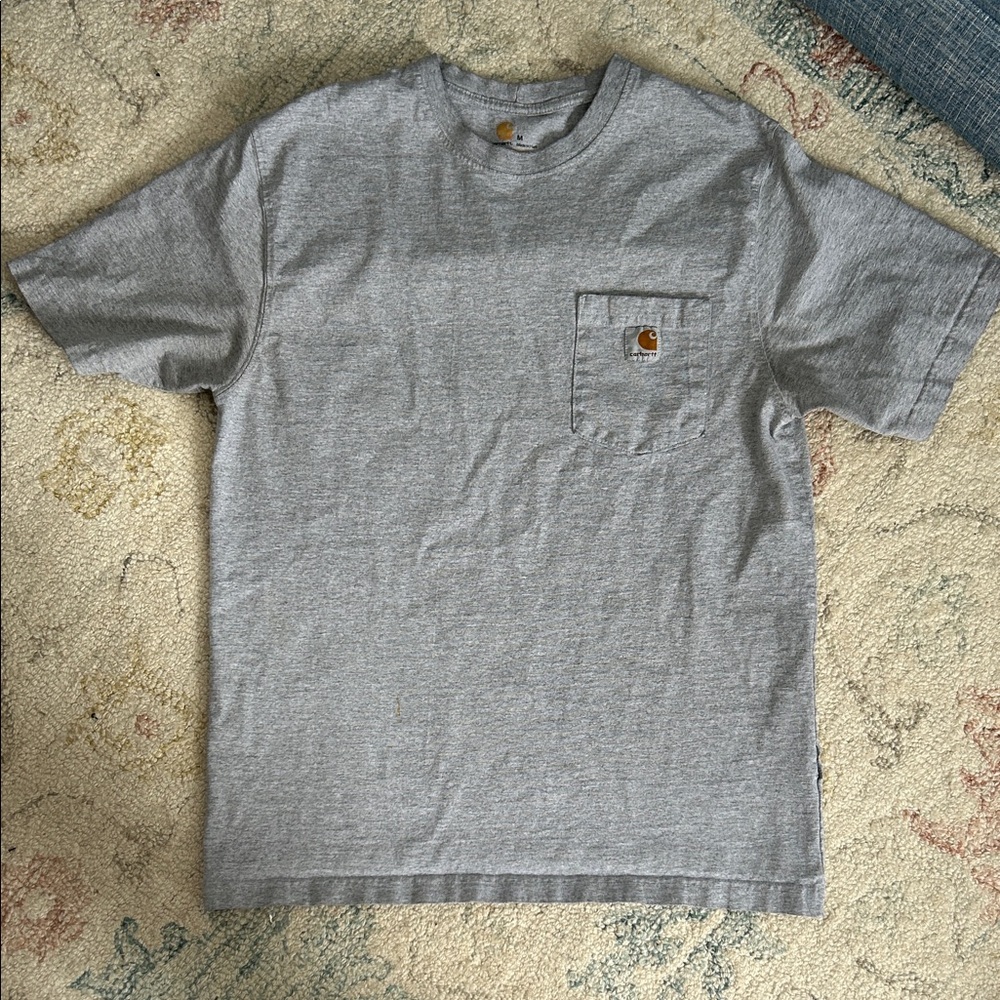 Carhartt Heather Gray Pocket Tee